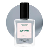 Vernis Manucurist Green Mist Gris en flacon, brillance durable