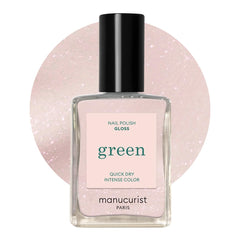 Manucurist Green Vernis Irisé Blanc – fini brillant et lumineux.