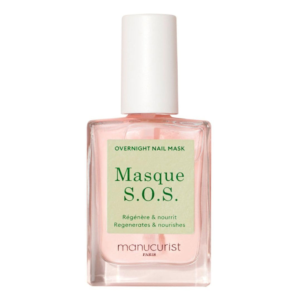 Manucurist SOS Nail Mask – flacon – soin nocturne pour ongles abîmés et hydratation