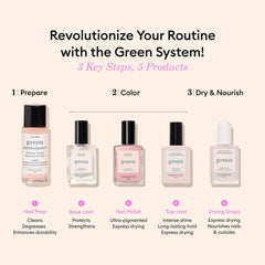 Manucurist System Green Pink Hortencia – vernis Rose Clair teint universel