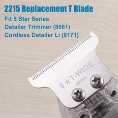 Lame Manxrtod 2215 T Wide Detailer, arrière-profil garantissant contours nets.