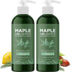 Maple Holistics Degrease - bouteille: purifie le cuir chevelu et cheveux gras
