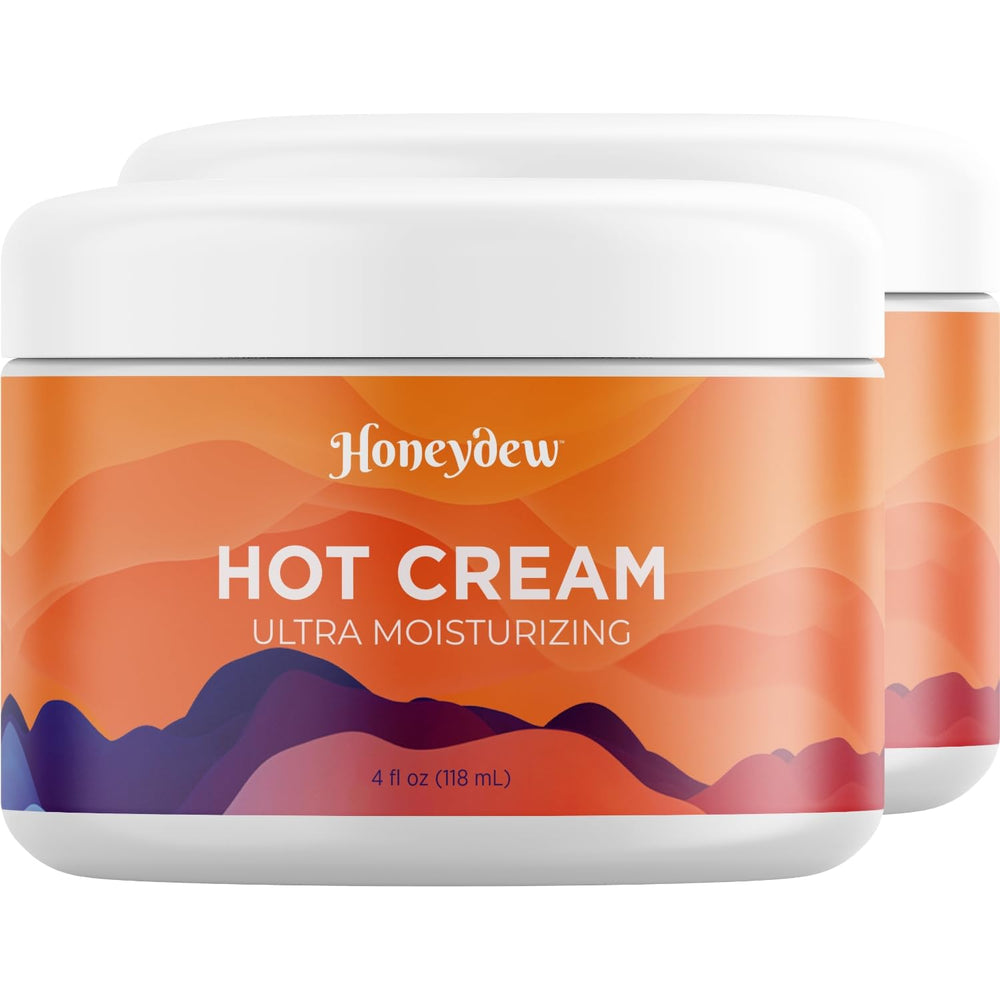 Maple Holistics Premium Hot Cream – bouteille montrant chaleur apaisante pour raffermir le corps.