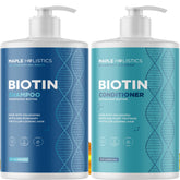Maple Holistics Shampoing Romarin Biotine – bouteille avec pompe, volume potentiel pour cheveux fins