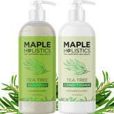 Maple Holistics Shampoing Arbre à Thé : bouteille prête pour l'utilisation
