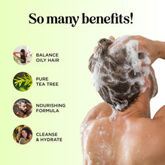 Maple Holistics Shampoing Arbre à Thé : etiquette claire et design apaisant