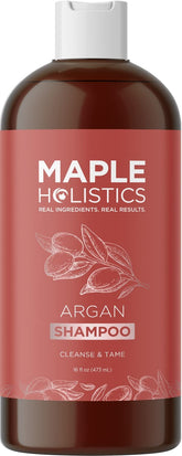 Maple Holistics Shampoing Argan pour cheveux secs: hydratation profonde et douceur durable