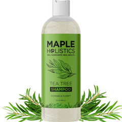 Maple Holistics Shampoing Clarifiant bouteille nettoie le cuir chevelu et résidus