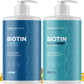Maple Holistics Shampoing Romarin Biotine, bouteille vue de face, cheveux volumisés