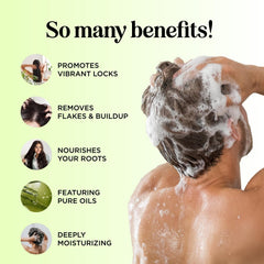 Shampoing sans sulfates Maple Holistics clarifiant pour les cheveux gras.