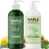 Maple Holistics Shampoing Degrease pour cheveux gras, nettoyage efficace et rafraîchissant.