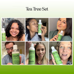 Maple Holistics Après-Shampoing arbre à thé : texture veloutée démêle facilement.