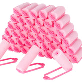Rouleaux MAQIHAN en mousse rose de 0,98 pouce pour coiffage nocturne