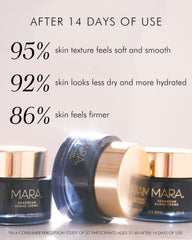 Échantillon-visage MARA SeaDream Crème pour tester l’effet sur la peau.
