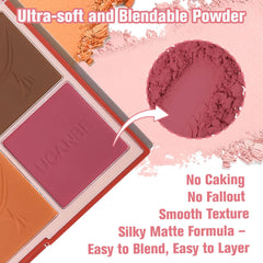 MARBUROLY palette facilite le contour quotidien, sculpter pommettes et mâchoire.