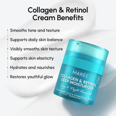 MAREE Crème Visage Rétinol Acide Hyaluronique – soin anti-âge efficace.