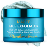 MAREE Exfoliant Visage: flacon luxueux prêt pour votre routine quotidienne