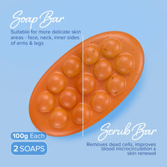 MAREE gommage savon acide kojique curcuma graines-d-abricot corps – exfoliation ciblée.