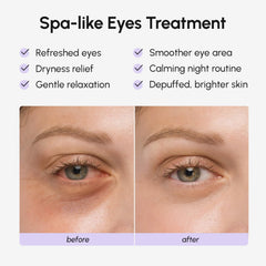 MAREE masque yeux chaud lavande – relaxation à domicile pour un regard apaisé et hydraté.