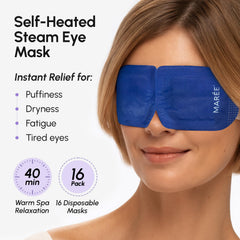 MAREE masque yeux chaud lavande – utilisation rituel quotidien pour douceur autour des yeux.