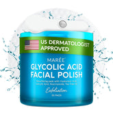 MARÉE Tampons glycoliques visage, exfoliation douce et peau lumineuse.