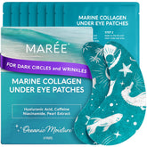 Patchs MAREE hydratants contour des yeux cafeine et collagene marin, revitalisant la peau