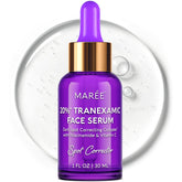 Sérum MAREE en flacon – acide tranexamique 20% pour teint uniforme.