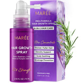 MAREE – spray croissance cheveux, bouteille pratique, stimule l'apparence d'une chevelure plus dense.