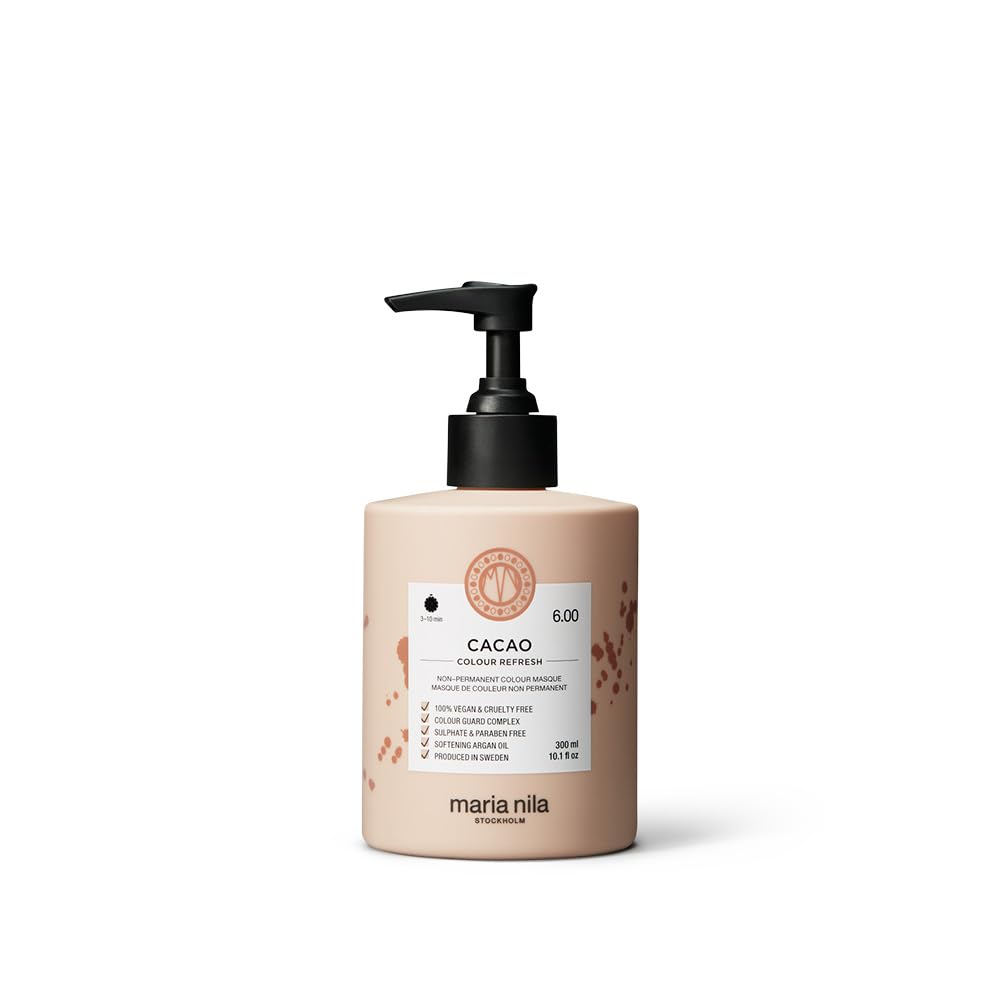 Bouteille Maria Nila Color Refresh Cacao prête à l’emploi pour cheveux brun nourri