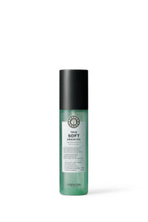 Huile d'Argan Maria Nila True Soft dans sa bouteille, douceur et nutrition pour cheveux secs