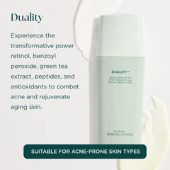 Marini SkinSolutions Dualité : crème blanche adaptée au soin des imperfections et de l’anti‑âge.