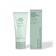 Marini SkinSolutions Protectant Teinté Visage : protection SPF45 universelle et fini mat léger.