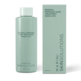 Marini SkinSolutions, bouteille-lavage BPO 2-5%, nettoyage efficace.