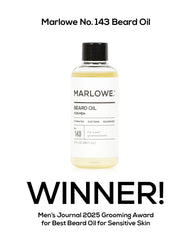 MARLOWE N° 143 huile barbe sans parfum pour une douceur naturelle