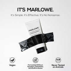 MARLOWE N°172 Shampoing argan et coco, nourrissant pour cheveux et cuir chevelu