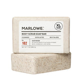MARLOWE No. 102 Oud Wood exfoliating bar for smoother skin and earthy aroma