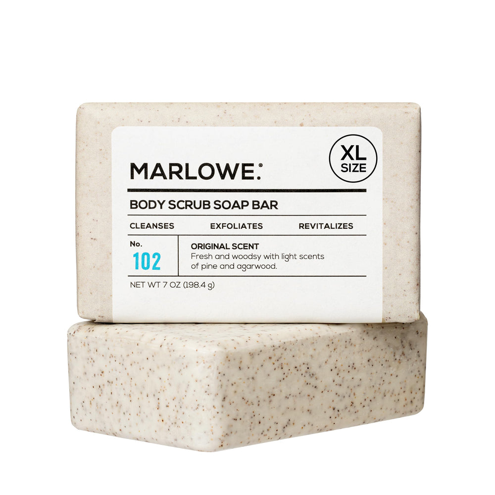 MARLOWE No.102 – savon-scrub-corps 7oz pour nettoyage en profondeur et exfoliation