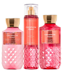 Champagne Toast de Bath & Body Works, trio festif et hydratation légère après douche