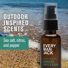 Every Man Jack huile barbe douce et hydratante, peau confortable
