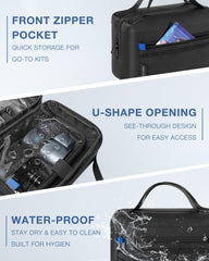 Marscamd Trousse avec cube voyage inclus pour petits essentiels.