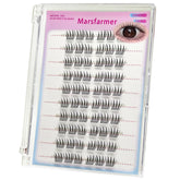 Marsfarmer cils clusters auto-adhésifs 7-9 mm pour un regard volumineux.