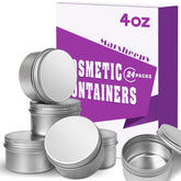 Marsheepy boîtes aluminium 4oz baume lèvres, pratique et portable.