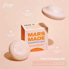 Mars Made savon solide castor parfum citron orange, parfum frais