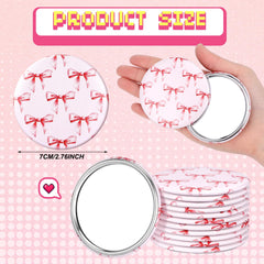 Miroir Marsui coquette rose avec emballage élégant prêt à offrir.