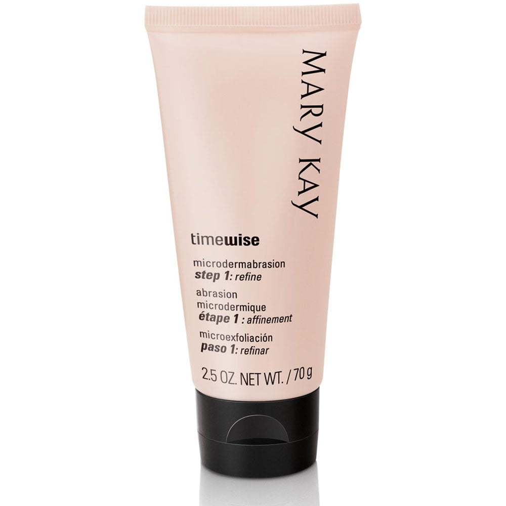 Mary Kay TimeWise Microdermabrasion Refine, flacon et texture exfoliante pour peau plus douce