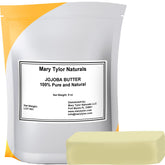 Mary Tylor Naturals Jojoba Butter 8oz block for deep hydration and natural skin nourishment.