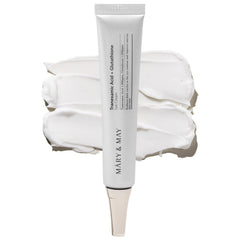 Crème yeux Mary&May avec acide tranexamique et glutathion; éclaircit les cernes.