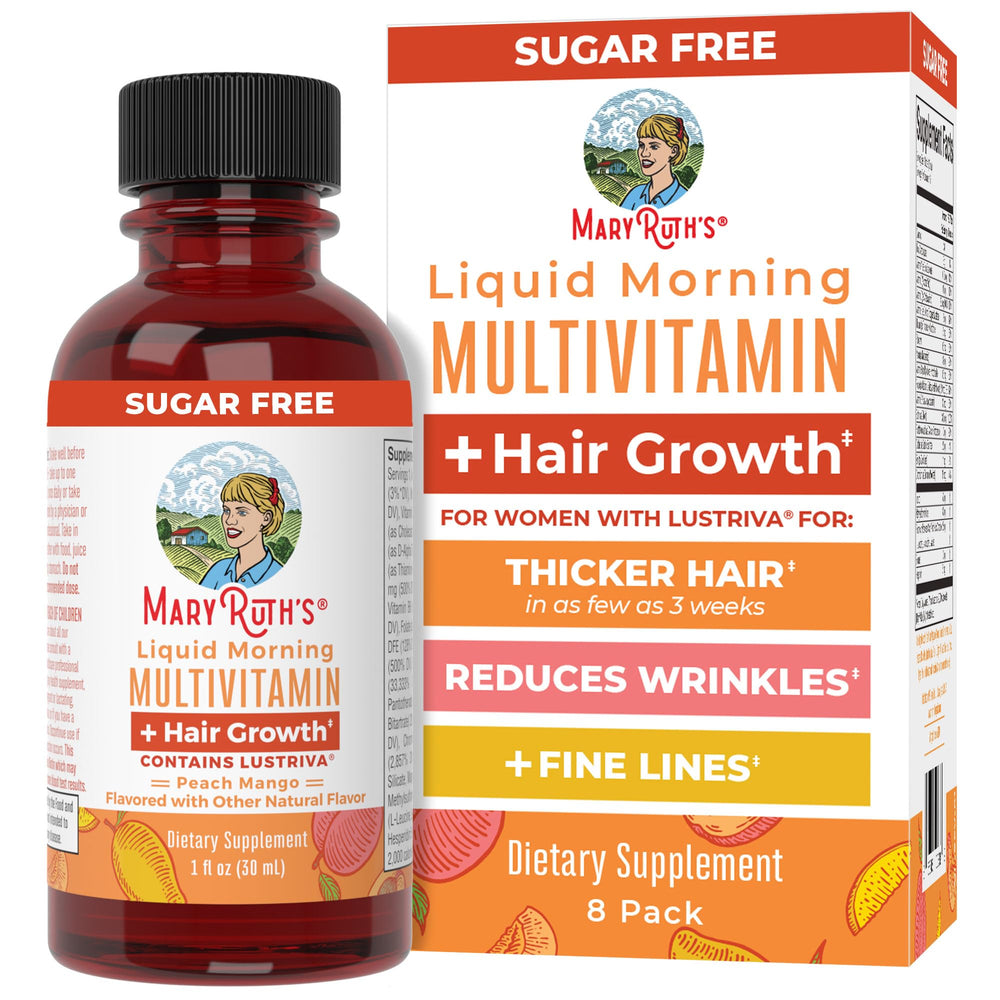 MaryRuth's multivitamine liquide pack voyage pratique à emporter partout