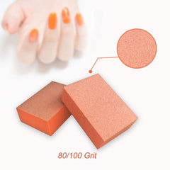 Maryton bloc tampon orange, grain 80-100, prolonge la tenue du vernis.