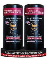 MASCULINE MAN Rocket Man, déodorant stick format voyage pour homme.